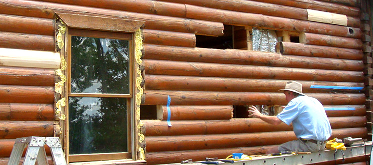 Log Home Repair Lewisville, Ohio