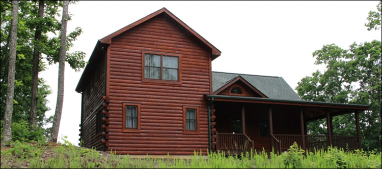 Professional Log Home Borate Application  Monroe County, Ohio